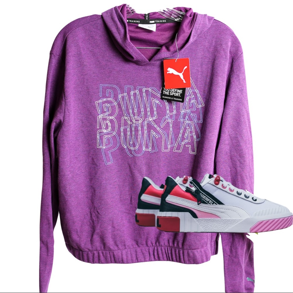 🥳HOST PICK NEW Puma Women’s Purple Graphic Hoodie